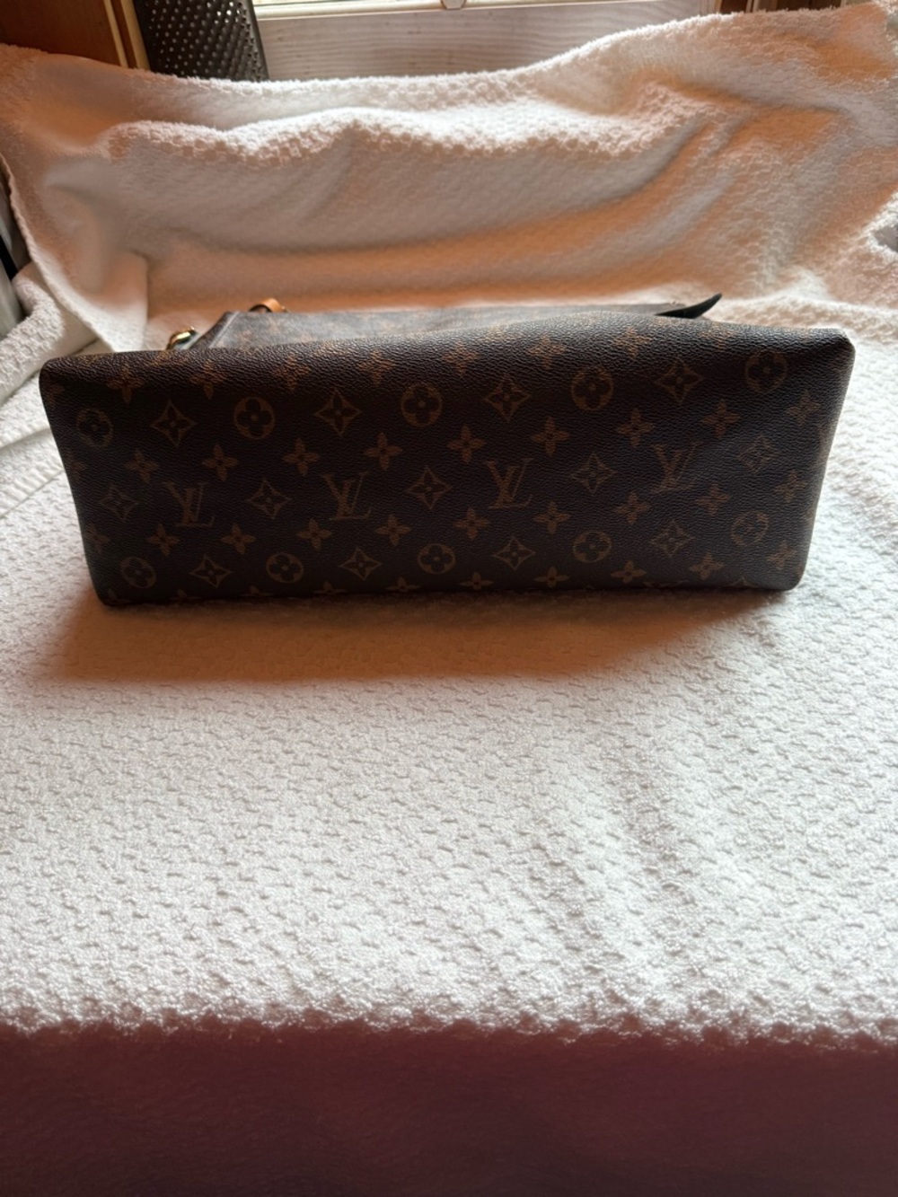 Louis Vuitton Monogram Shoulder Bag with Black and White Braided Handle - Picture 12 of 12